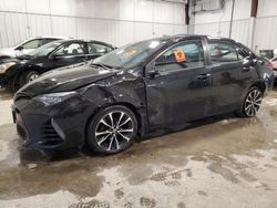 Salvage cars for sale at Franklin, WI auction: 2017 Toyota Corolla L