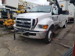 Salvage cars for sale from Copart Woodhaven, MI: 2011 Ford F650 Super Duty