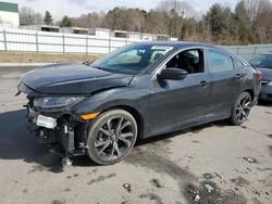 Salvage cars for sale at Assonet, MA auction: 2021 Honda Civic Sport