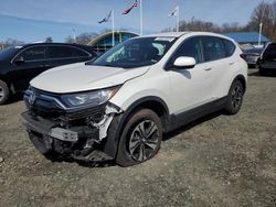 Salvage cars for sale at East Granby, CT auction: 2021 Honda CR-V SE