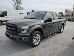 Salvage cars for sale at Tulsa, OK auction: 2016 Ford F150 Super Cab