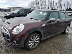 Salvage cars for sale from Copart Arlington, WA: 2016 Mini Cooper S Clubman