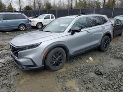 Salvage cars for sale at Waldorf, MD auction: 2024 Honda CR-V SPORT-L