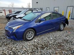 Salvage cars for sale from Copart Appleton, WI: 2016 Toyota Prius