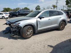 Salvage cars for sale at Riverview, FL auction: 2018 Mazda CX-9 Touring
