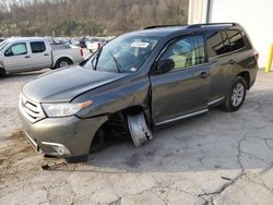 Salvage cars for sale from Copart Hurricane, WV: 2012 Toyota Highlander Base