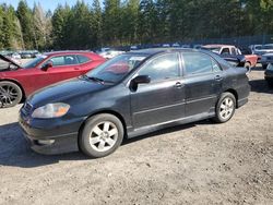 Salvage cars for sale from Copart Graham, WA: 2007 Toyota Corolla CE