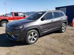 Salvage cars for sale at Greenwood, NE auction: 2019 Jeep Cherokee Limited