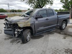 Salvage cars for sale from Copart Orlando, FL: 2020 Toyota Tundra Double Cab SR/SR5