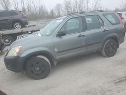 Salvage cars for sale at Leroy, NY auction: 2005 Honda CR-V LX