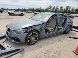 Salvage cars for sale at Houston, TX auction: 2018 BMW 540 I