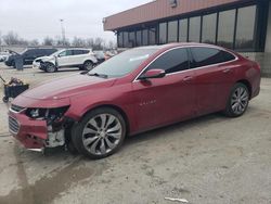 Salvage cars for sale from Copart Fort Wayne, IN: 2017 Chevrolet Malibu Premier