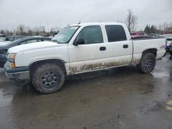 Salvage cars for sale from Copart Woodburn, OR: 2005 Chevrolet Silverado K1500