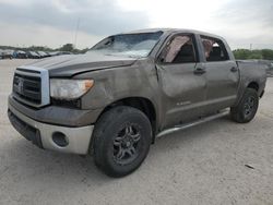 Salvage cars for sale at San Antonio, TX auction: 2012 Toyota Tundra Crewmax SR5