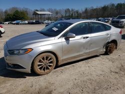 Salvage cars for sale from Copart Charles City, VA: 2017 Ford Fusion SE