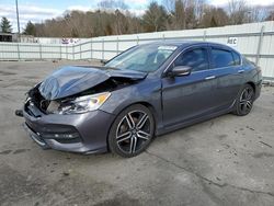 Salvage cars for sale from Copart Assonet, MA: 2016 Honda Accord Sport