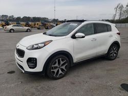 Salvage cars for sale at Dunn, NC auction: 2017 KIA Sportage SX