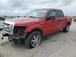 Salvage trucks for sale at Wilmer, TX auction: 2010 Ford F150 Supercrew