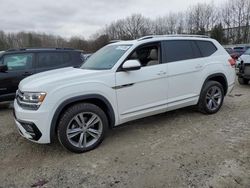 Salvage cars for sale at North Billerica, MA auction: 2018 Volkswagen Atlas SEL
