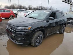 Jeep salvage cars for sale: 2022 Jeep Compass Limited