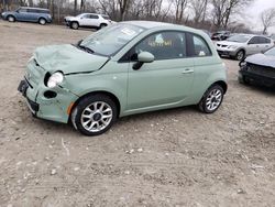 Fiat 500 salvage cars for sale: 2017 Fiat 500 POP