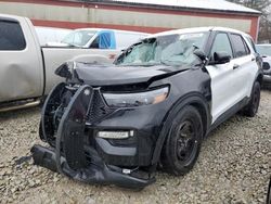 Salvage cars for sale at Mendon, MA auction: 2021 Ford Explorer Police Interceptor