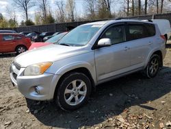 Salvage cars for sale at Waldorf, MD auction: 2009 Toyota Rav4 Limited