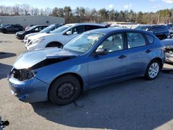 Salvage cars for sale from Copart Exeter, RI: 2008 Subaru Impreza 2.5I