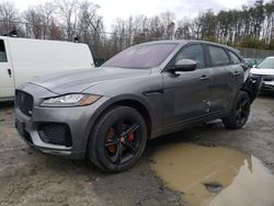 Salvage cars for sale at Waldorf, MD auction: 2017 Jaguar F-PACE S