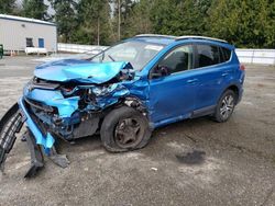 Salvage cars for sale from Copart Arlington, WA: 2016 Toyota Rav4 LE