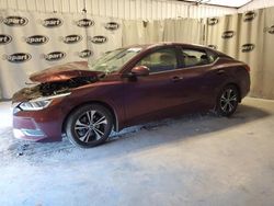 Salvage cars for sale at Tifton, GA auction: 2021 Nissan Sentra SV