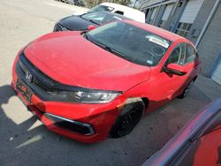 Honda Civic LX salvage cars for sale: 2019 Honda Civic LX