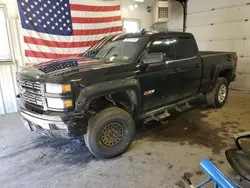 Salvage cars for sale at Lyman, ME auction: 2015 Chevrolet Silverado K1500 LT