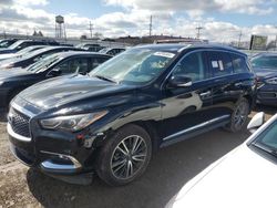 Salvage cars for sale at Chicago Heights, IL auction: 2019 Infiniti QX60 Luxe