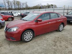 Salvage cars for sale at Spartanburg, SC auction: 2017 Nissan Sentra S