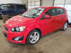 Salvage cars for sale at Blaine, MN auction: 2013 Chevrolet Sonic LTZ