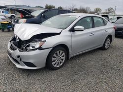 Salvage cars for sale at Sacramento, CA auction: 2017 Nissan Sentra S