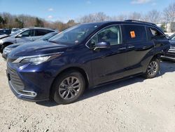 Toyota Sienna XLE salvage cars for sale: 2022 Toyota Sienna XLE