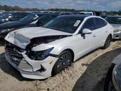 Salvage cars for sale at Seaford, DE auction: 2022 Hyundai Sonata Hybrid