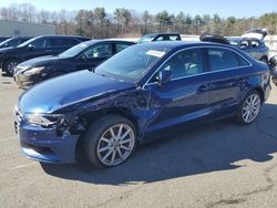 Salvage cars for sale from Copart Exeter, RI: 2016 Audi A3 Premium Plus