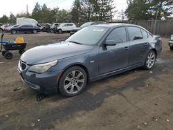 BMW 5 Series salvage cars for sale: 2008 BMW 535 XI