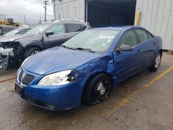 Salvage cars for sale from Copart Chicago Heights, IL: 2007 Pontiac G6 Value Leader