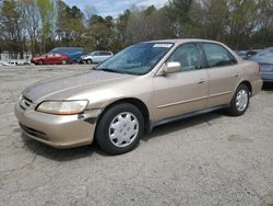 Honda Vehiculos salvage en venta: 2002 Honda Accord LX