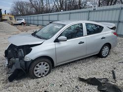 Salvage cars for sale at Franklin, WI auction: 2018 Nissan Versa S