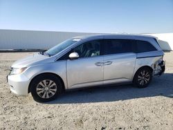 Salvage cars for sale at Adelanto, CA auction: 2014 Honda Odyssey EXL