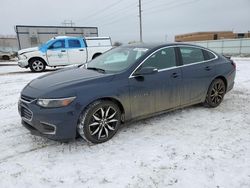 Chevrolet salvage cars for sale: 2017 Chevrolet Malibu LT