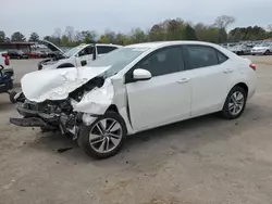 Toyota Vehiculos salvage en venta: 2016 Toyota Corolla ECO