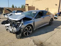 Honda Accord Sport salvage cars for sale: 2021 Honda Accord Sport