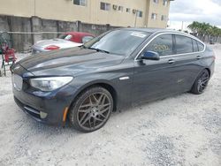 BMW 5 Series salvage cars for sale: 2012 BMW 550 IGT