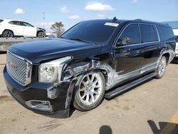 Salvage cars for sale from Copart Woodhaven, MI: 2015 GMC Yukon XL Denali